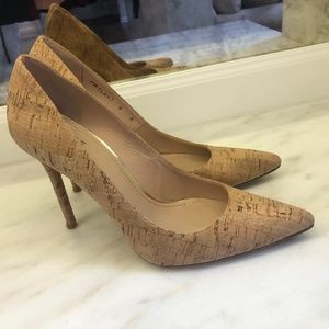 Stuart Weitzman Cork Pump Size 8